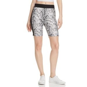 NWT Pam & Gela High Rise Snakeskin Print Bike Shorts Sz. XS
